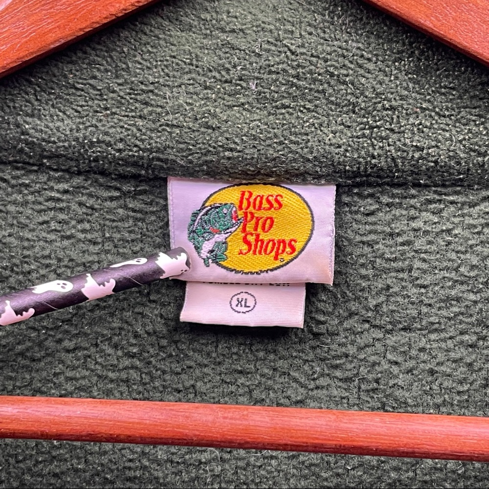 Bass Pro Shops Burgundy Full Zip Pocketed Cinch Waist Soft Fleece Jacket XL - Picture 5 of 8